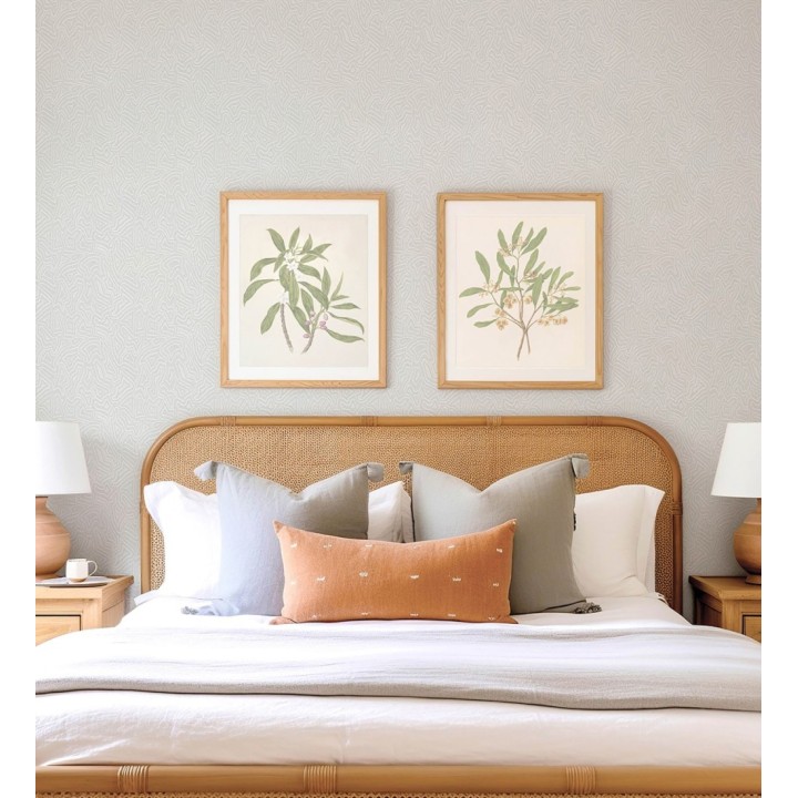 Papel pintado de ondas en micropuntillismo artístico fondo nácar - Harlem Stipple 683876