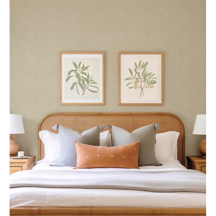 Papel pintado de ondas en micropuntillismo artístico fondo arena - Harlem Stipple 683878