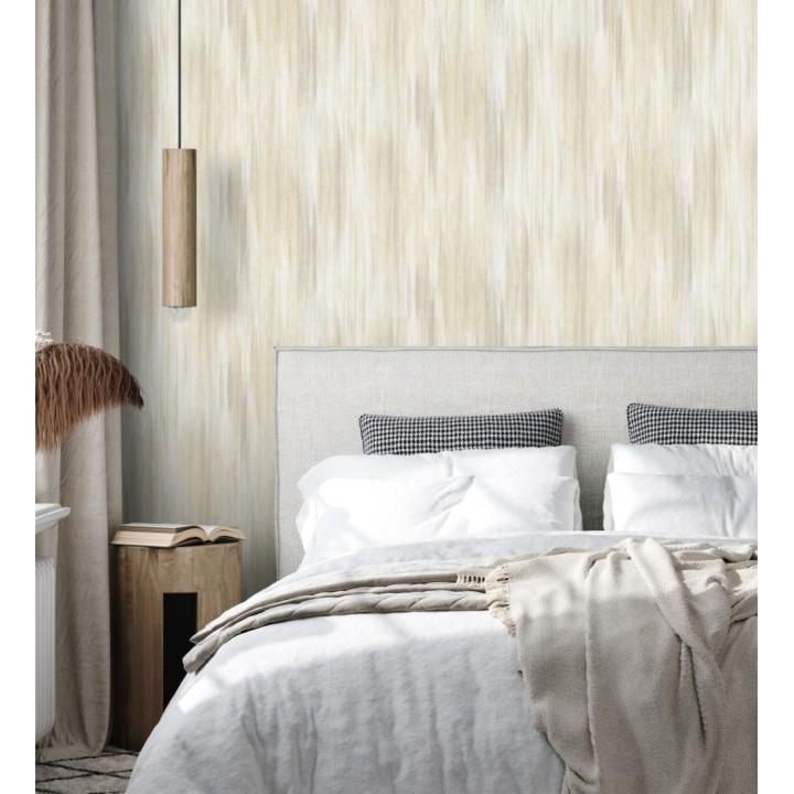 Papel pintado telar artesano tonos arena - Ritz Dupioni 683880