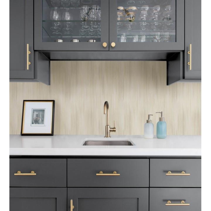 Papel pintado telar artesano tonos arena - Ritz Dupioni 683880