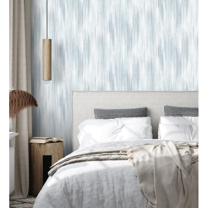 Papel pintado telar artesano tonos azules - Ritz Dupioni 683881