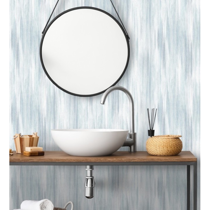 Papel pintado telar artesano tonos azules - Ritz Dupioni 683881