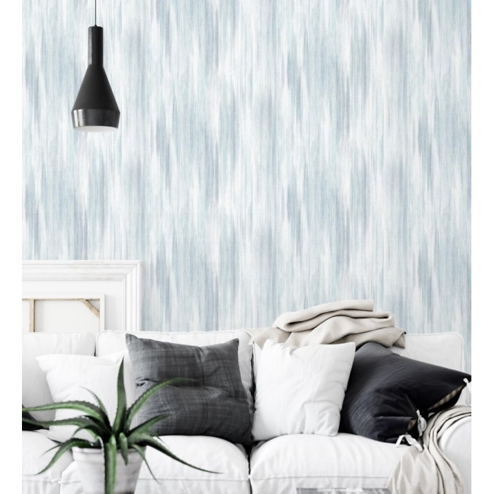 Papel pintado telar artesano tonos azules - Ritz Dupioni 683881