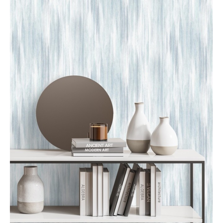 Papel pintado telar artesano tonos azules - Ritz Dupioni 683881