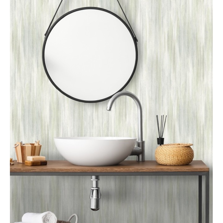 Papel pintado telar artesano tonos verdes - Ritz Dupioni 683883