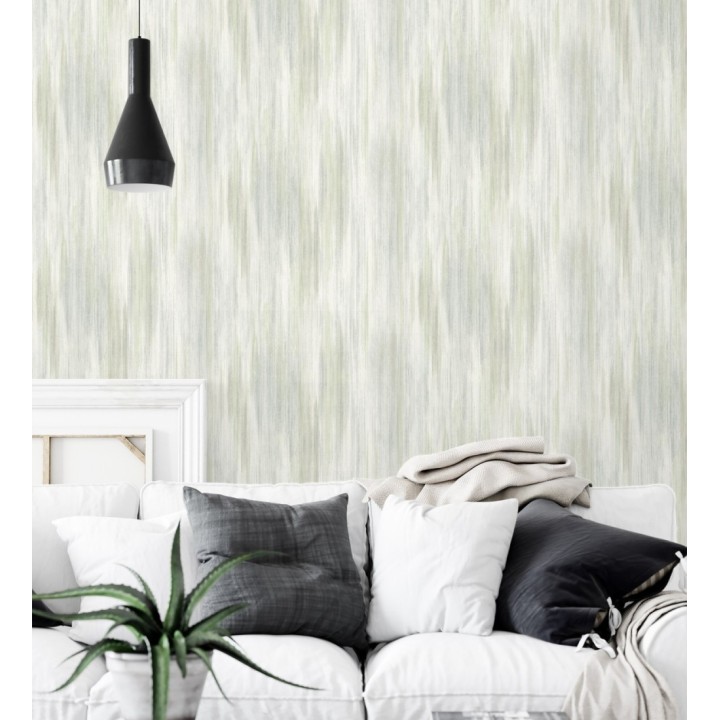 Papel pintado telar artesano tonos verdes - Ritz Dupioni 683883