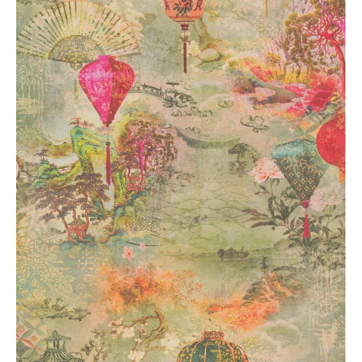 Papel pintado paisaje japonés estilo oriental - Japanese Dream 126384