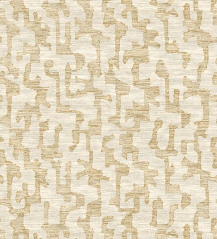 Papel pintado abstracto estilo étnico moderno tonos ocres - Ritz Camo 683885