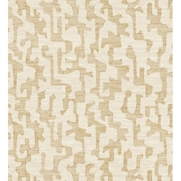 Papel pintado abstracto estilo étnico moderno tonos ocres - Ritz Camo 683885