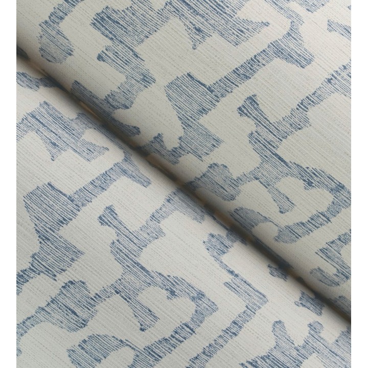 Papel pintado abstracto estilo étnico moderno tonos azules - Ritz Camo 683886