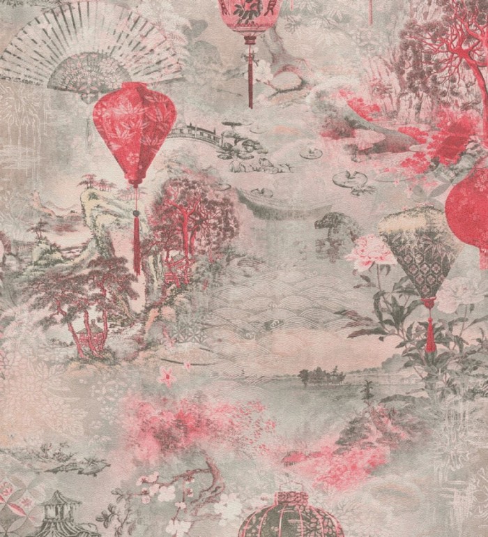 Papel pintado paisaje japonés estilo oriental - Japanese Dream 126385