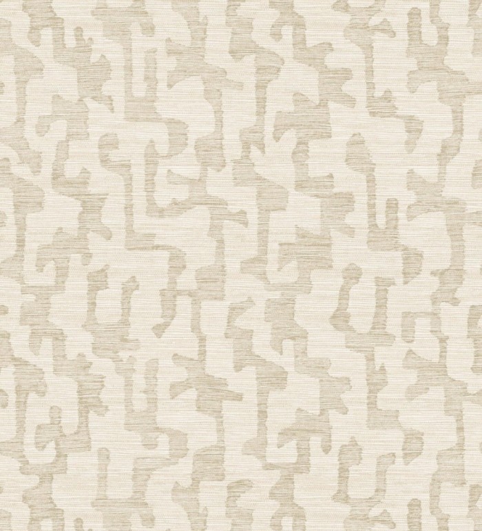 Papel pintado abstracto estilo étnico moderno tonos beige - Ritz Camo 683888