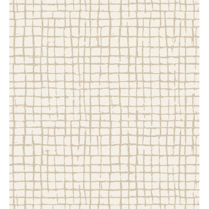 Papel pintado de mosaicos abstractos estilo artístico tonos beige - Dax Turbi 683901