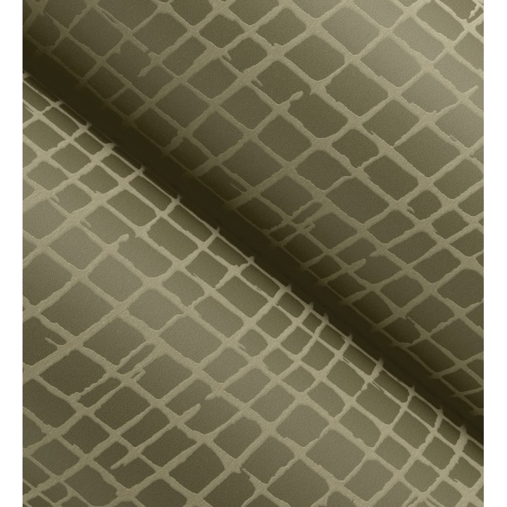 Papel pintado de mosaicos abstractos estilo artístico tonos verdes - Dax Turbi 683903