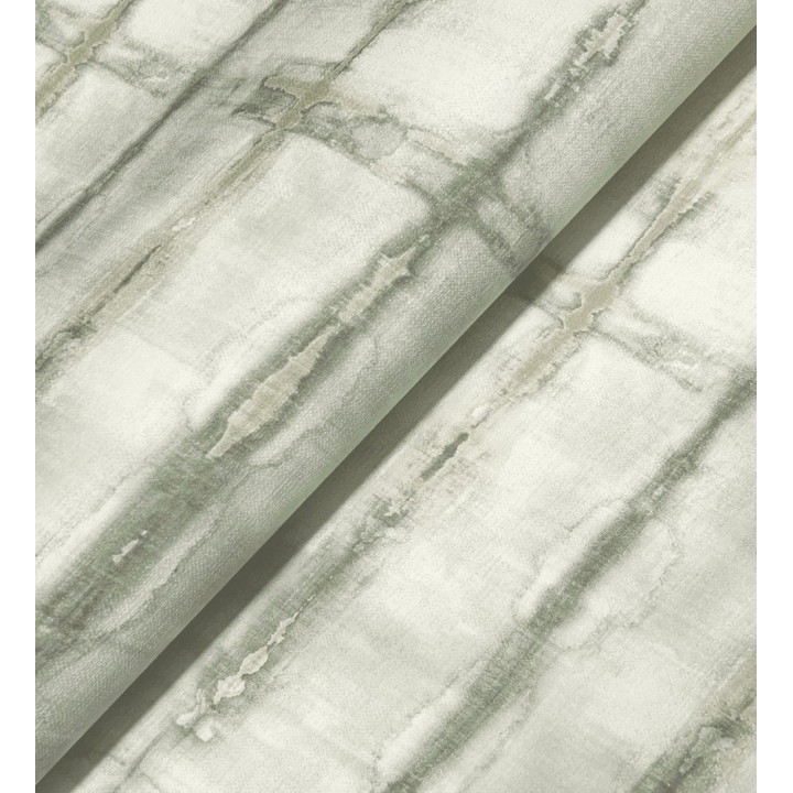 Papel pintado estilo shibori tonos verdes - Sora Shibori 683913