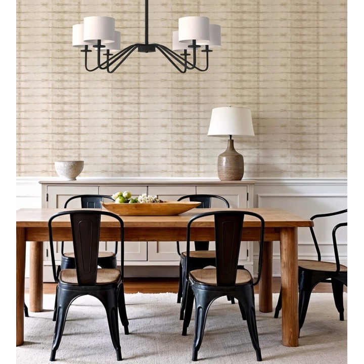 Papel pintado estilo shibori tonos beige - Sora Shibori 683914