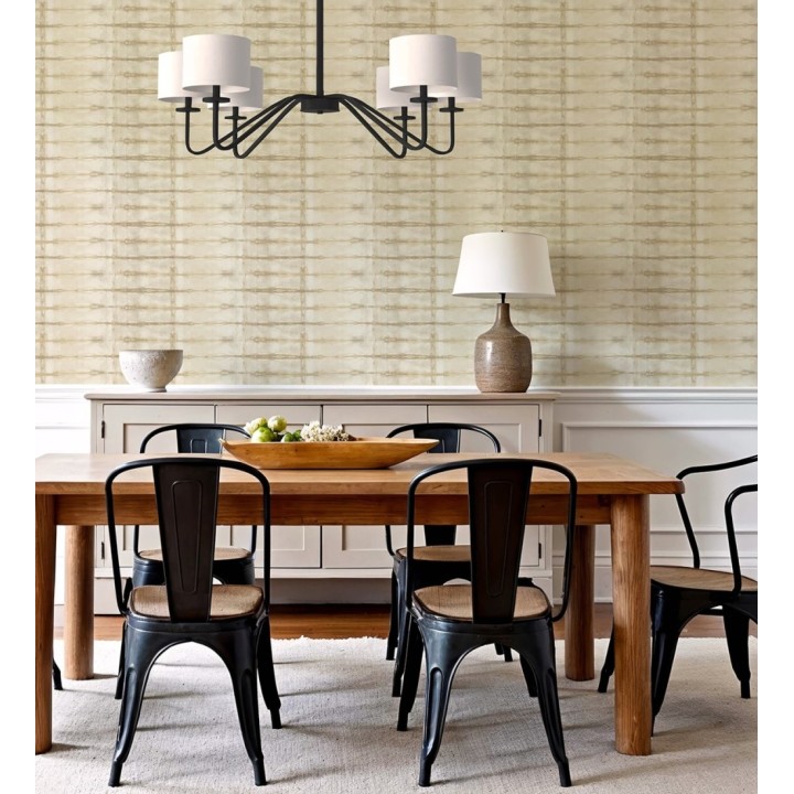 Papel pintado estilo shibori tonos ocre - Sora Shibori 683915