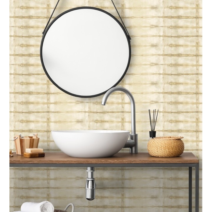 Papel pintado estilo shibori tonos ocre - Sora Shibori 683915