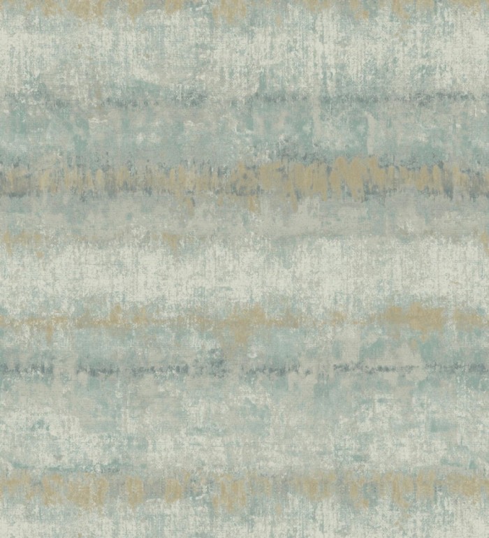 Papel pintado efecto cemento pátina artesanal tonos verde agua - Nolan Strata 683918
