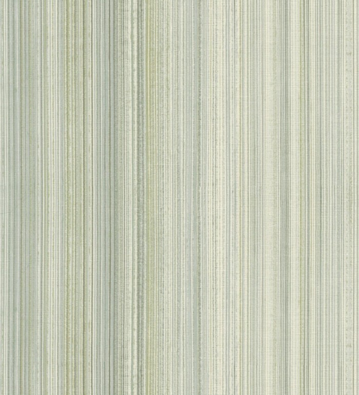 Papel pintado efecto lino rayas naturales tonos verdes - Amper Ribbed 683931