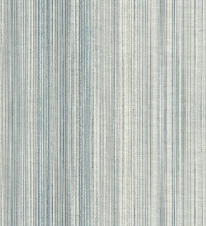 Papel pintado efecto lino rayas naturales tonos azules - Amper Ribbed 683933
