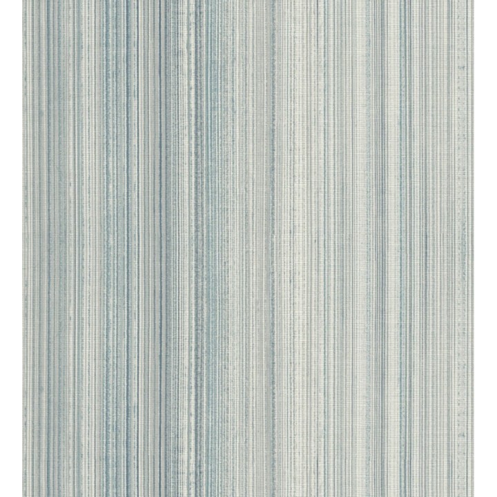 Papel pintado efecto lino rayas naturales tonos azules - Amper Ribbed 683933