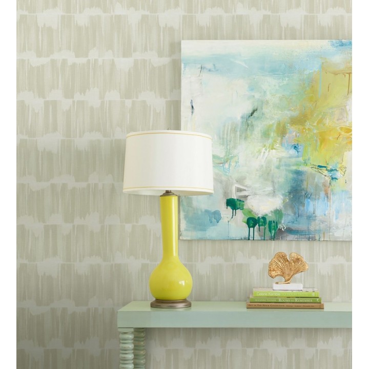 Papel pintado esencia de telar marfil noble estilo wabi sabi - Kira Ikat 683938