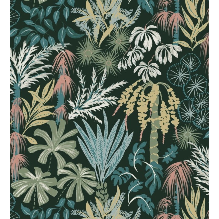 Papel pintado prestigioso tapiz botánico efecto óleo - Indra Exotic 683940