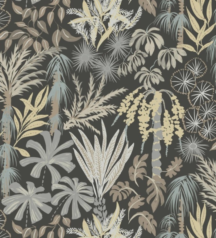 Papel pintado prestigioso tapiz botánico efecto óleo - Indra Exotic 683941