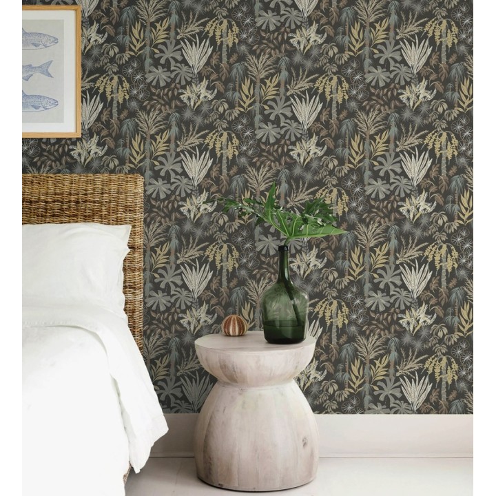 Papel pintado prestigioso tapiz botánico efecto óleo - Indra Exotic 683941