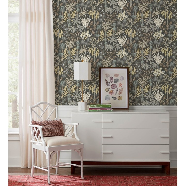 Papel pintado prestigioso tapiz botánico efecto óleo - Indra Exotic 683941