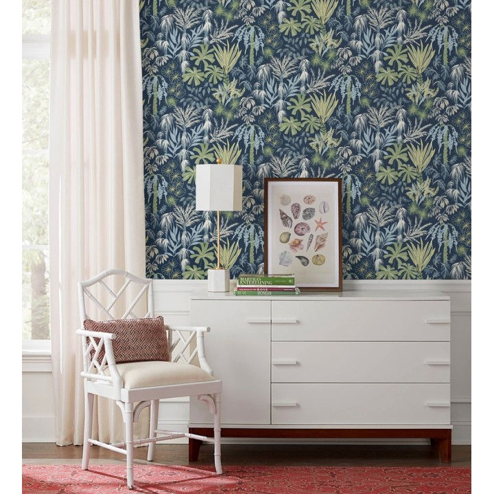 Papel pintado prestigioso tapiz botánico efecto óleo - Indra Exotic 683942