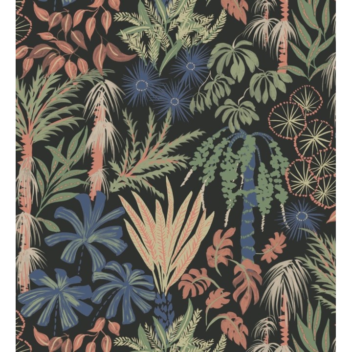 Papel pintado prestigioso tapiz botánico efecto óleo - Indra Exotic 683943