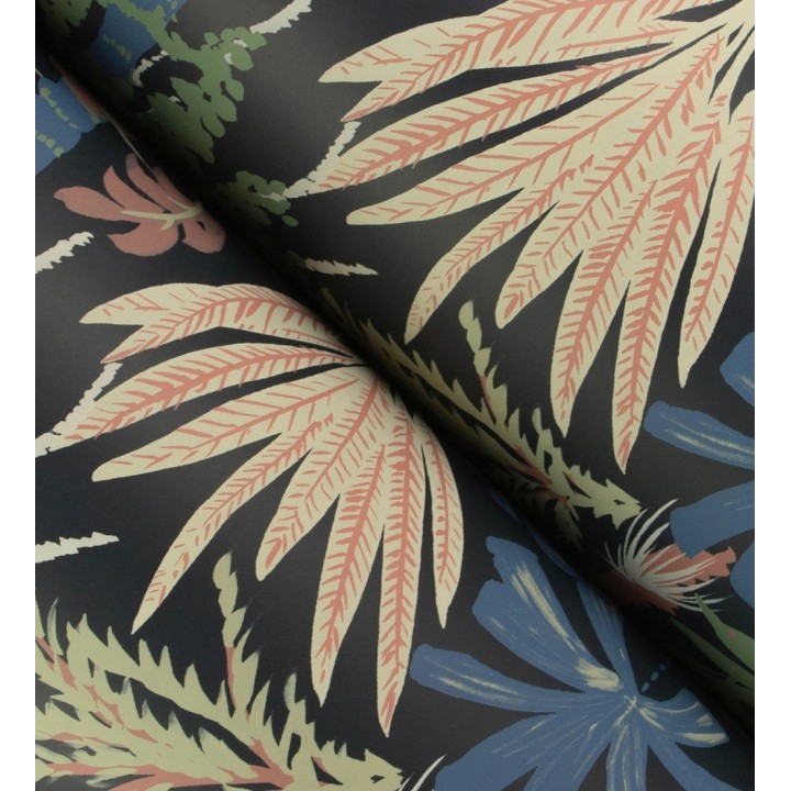 Papel pintado prestigioso tapiz botánico efecto óleo - Indra Exotic 683943