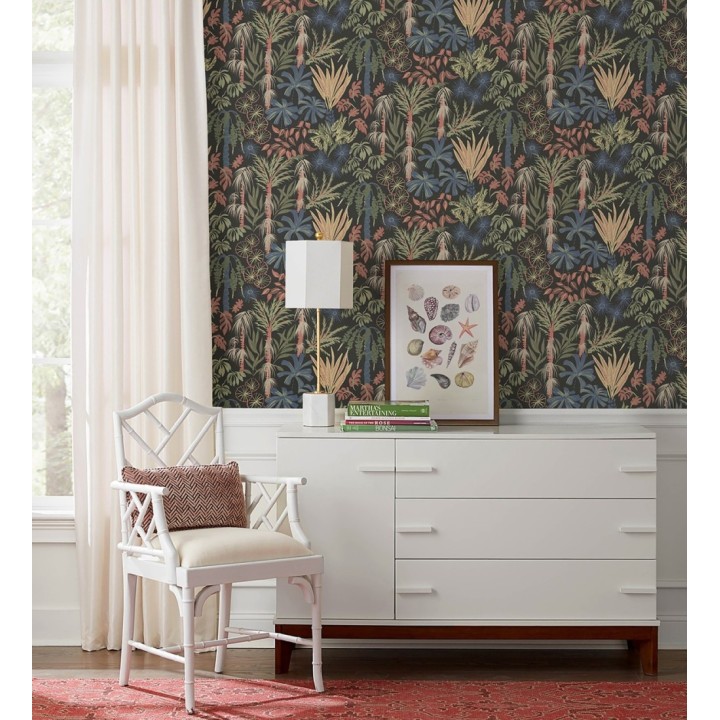 Papel pintado prestigioso tapiz botánico efecto óleo - Indra Exotic 683943