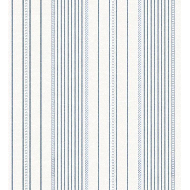 Papel pintado rayas de sastre tonos verdes y textura textil - Victoria Regal 683944
