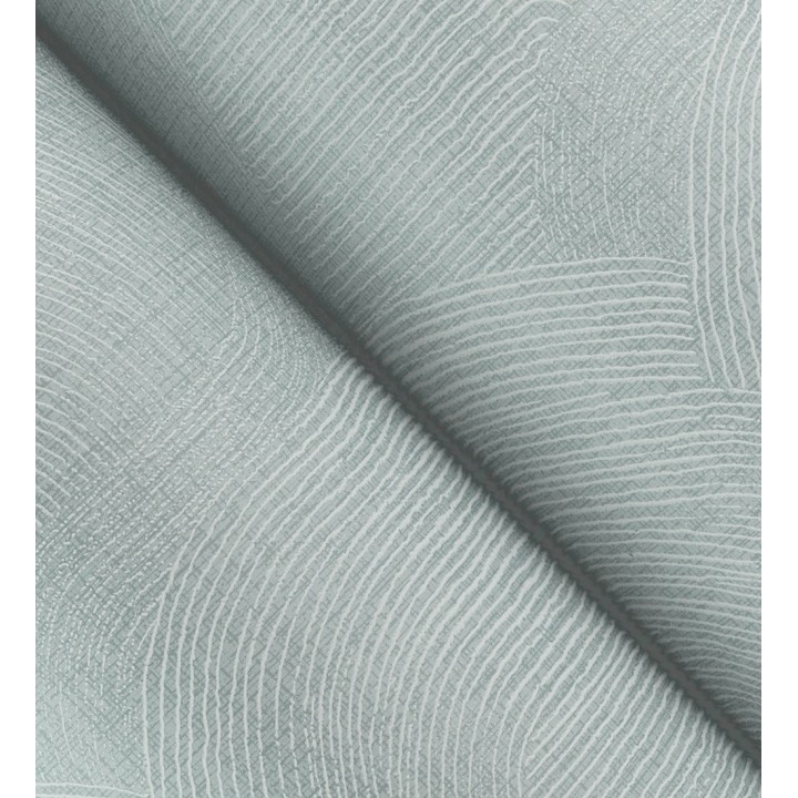 Papel pintado de líneas curvas fluidas en azul suave - Jude Minimal 683966