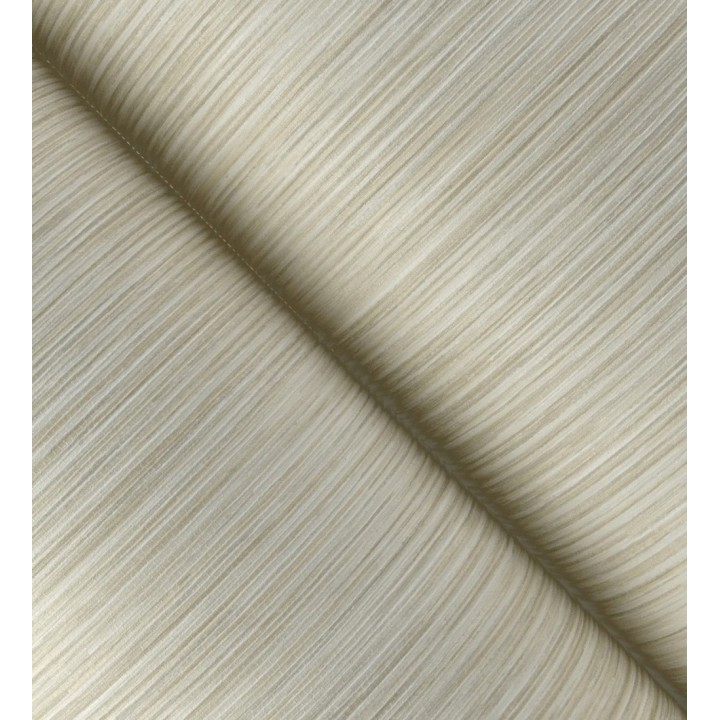 Papel pintado de plieges textil iluminado con fondo nácar tonos mostaza - Silas Streaks 683980