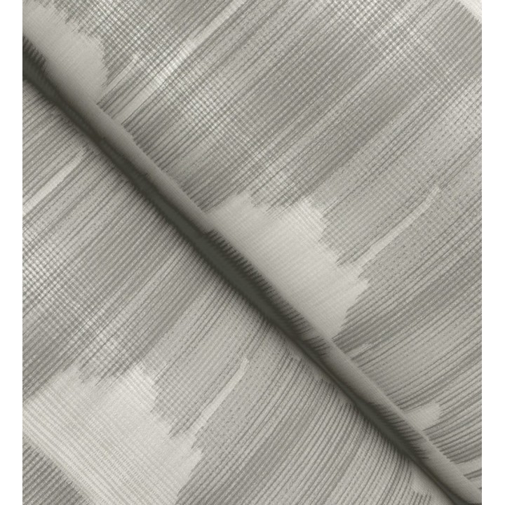 Papel pintado esencia de telar gris cálido estilo wabi sabi - Kira Ikat 683986