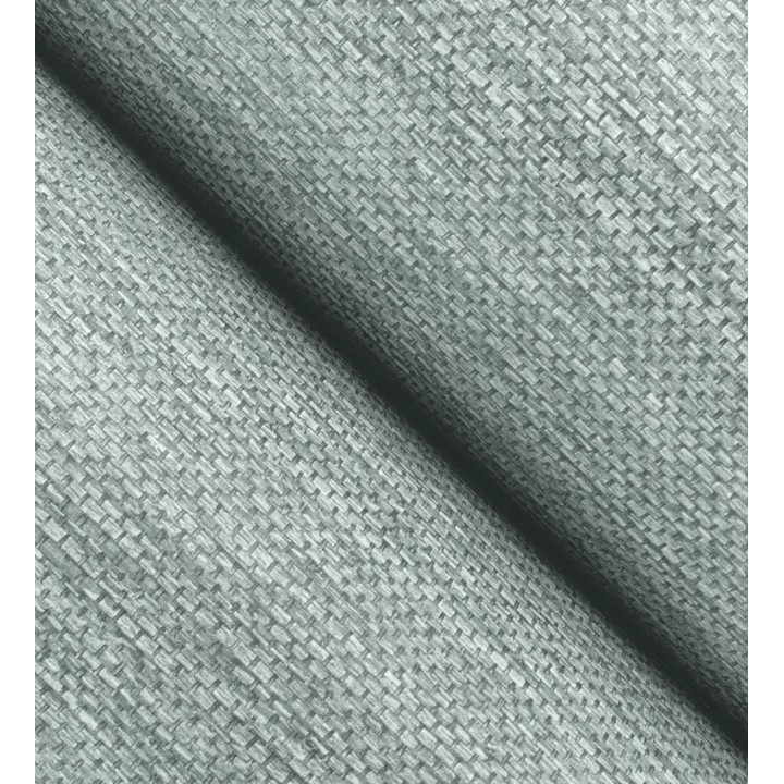 Papel pintado rafia con fibras de sisal teñido verde agua - Studs Texture 683987