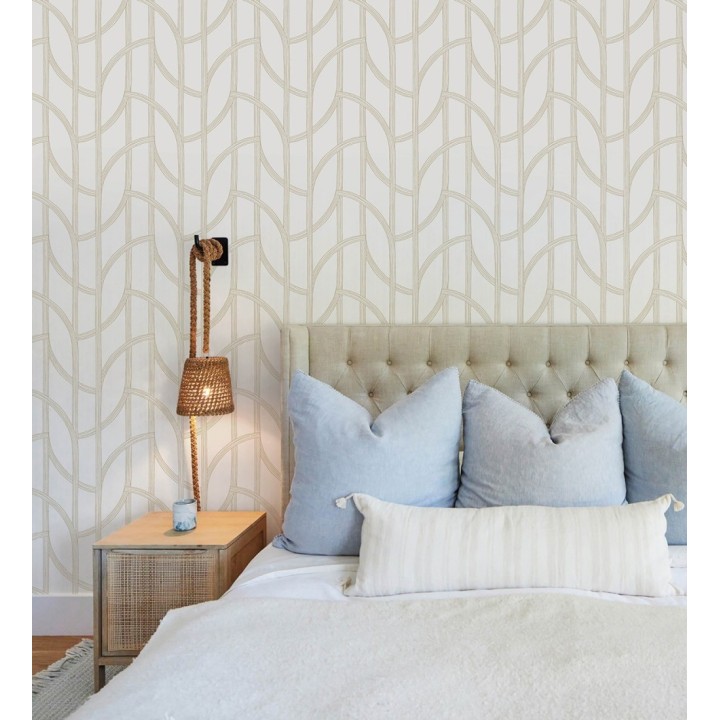 Papel pintado de arcos dorados modernos estilo minimalista - Nomad Small Arches 684000