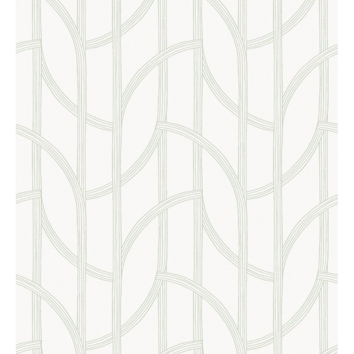 Papel pintado de arcos verdes modernos estilo minimalista - Nomad Small Arches 684001