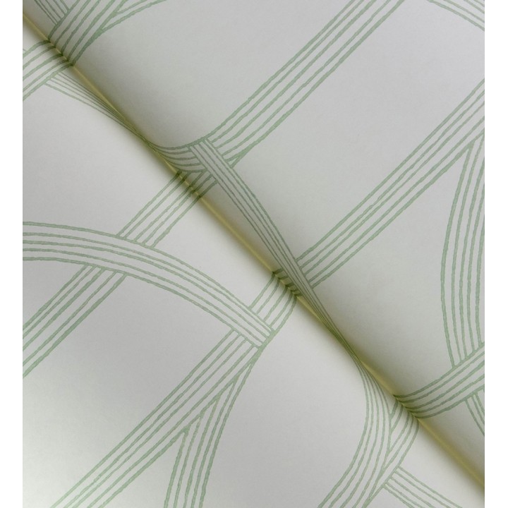 Papel pintado de arcos verdes modernos estilo minimalista - Nomad Small Arches 684001