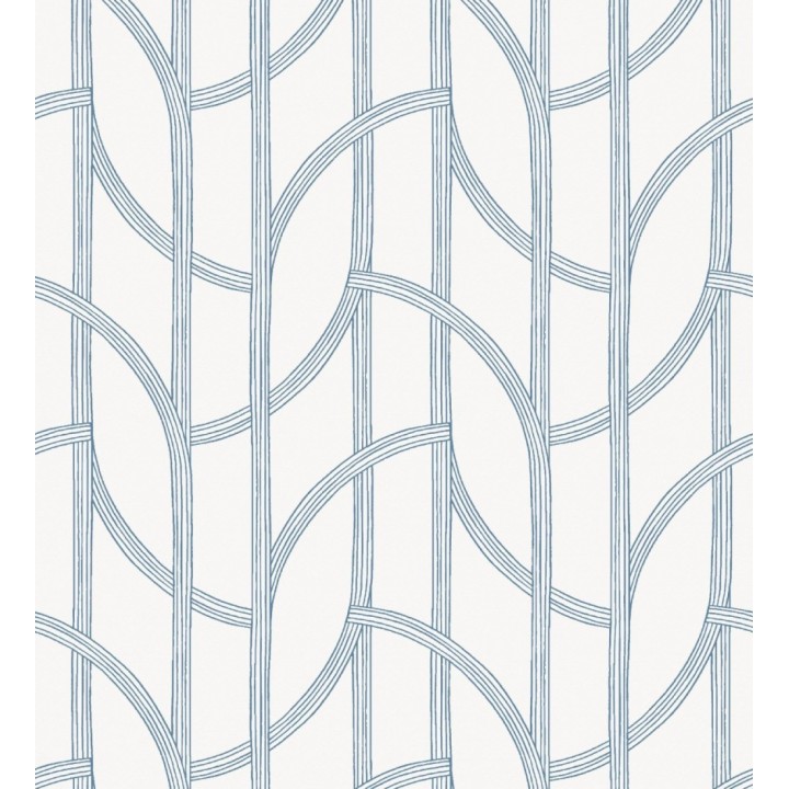 Papel pintado de arcos azules modernos estilo minimalista - Nomad Small Arches 684002
