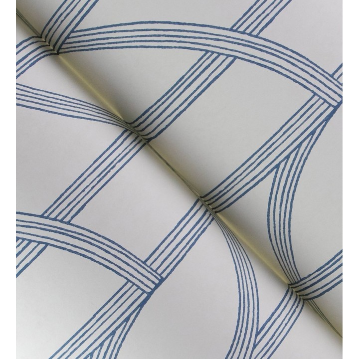 Papel pintado de arcos azules modernos estilo minimalista - Nomad Small Arches 684002
