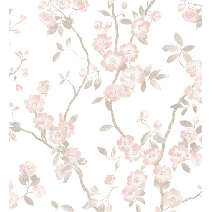 Papel pintado de ramas con flores japonesas - Hilda Spring 126408