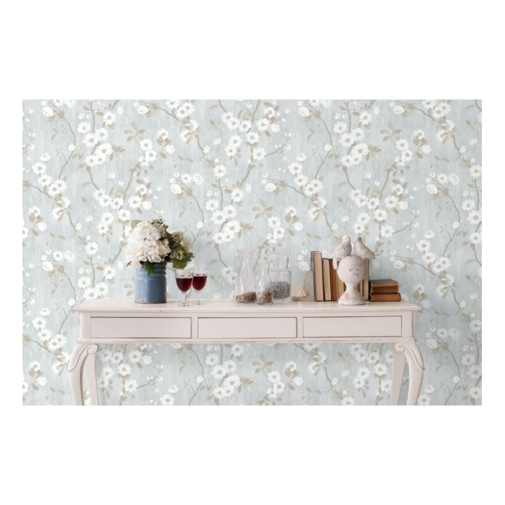 Papel pintado de ramas con flores japonesas - Hilda Spring 126409