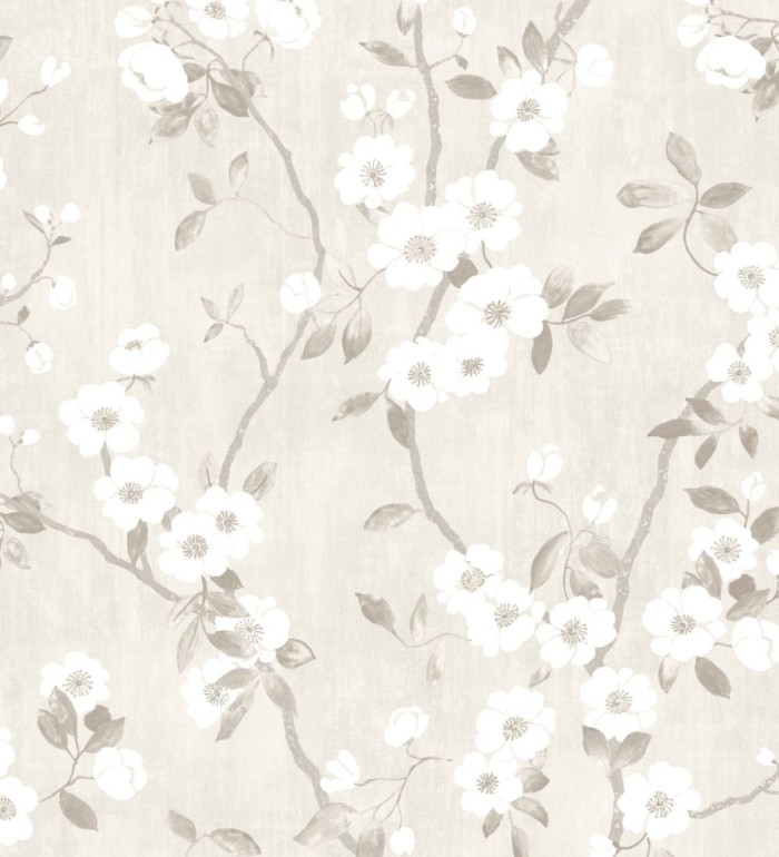 Papel pintado de ramas con flores japonesas - Hilda Spring 126411