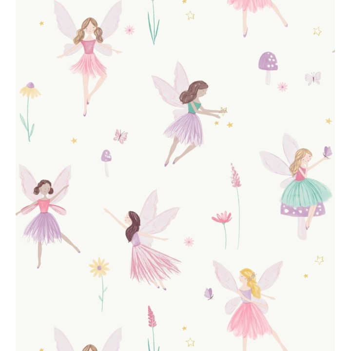 Papel pintado de hadas bailarinas en tonos suave - Valentina Dancing 684069