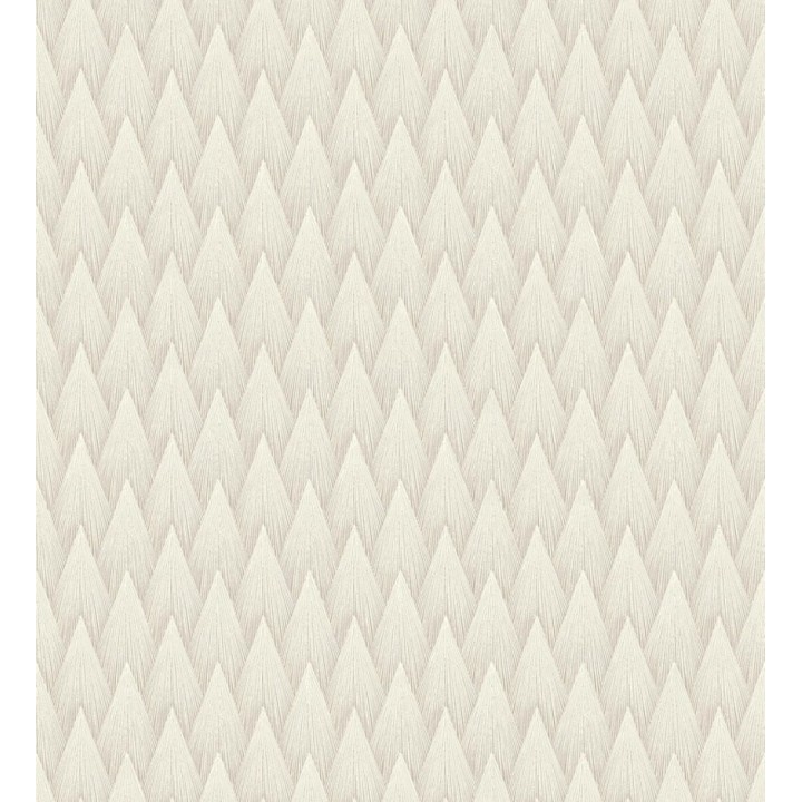 Papel pintado escamas punta de flecha metalizadas en beige - Swanson Glam 684115